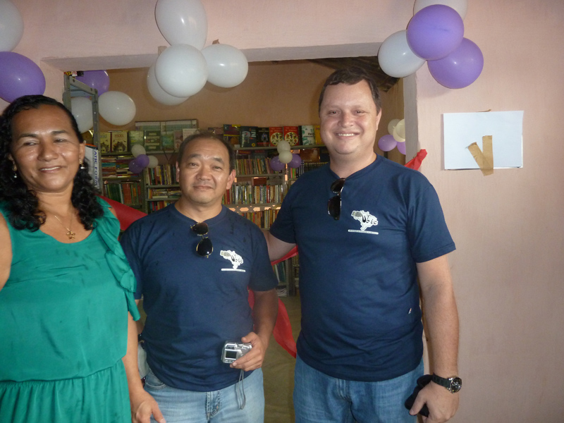 Entrega de Cisternas e Biblioteca Solidaria - Comunidade de Targinos/Canindé/CE