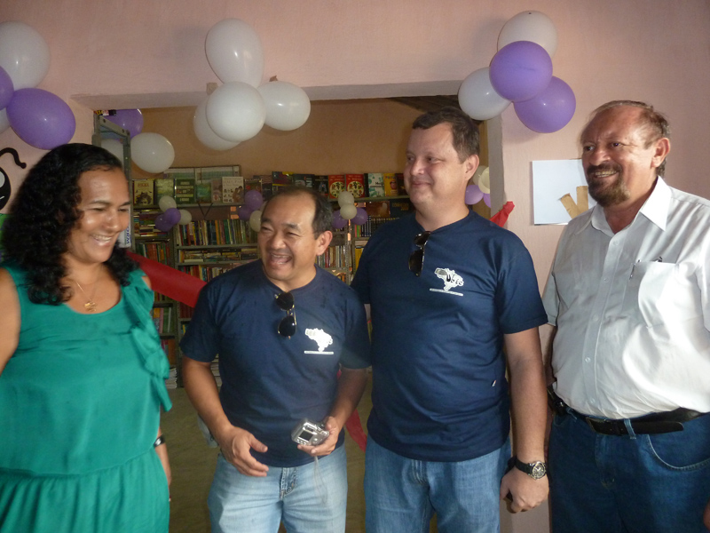 Entrega de Cisternas e Biblioteca Solidaria - Comunidade de Targinos/Canindé/CE