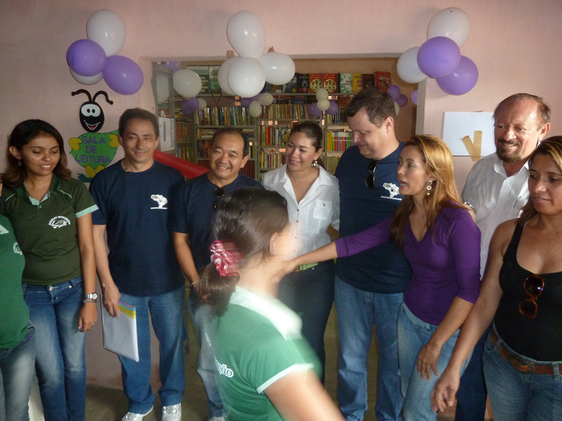 Entrega de Cisternas e Biblioteca Solidaria - Comunidade de Targinos/Canindé/CE