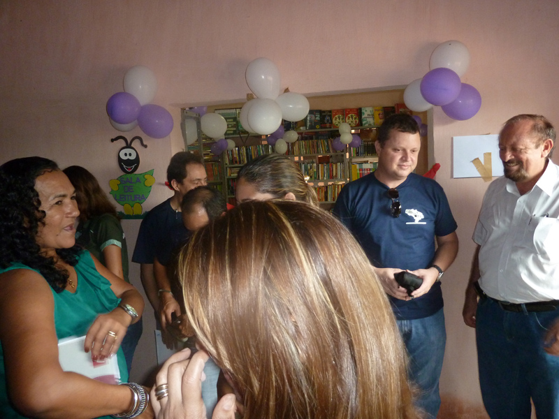 Entrega de Cisternas e Biblioteca Solidaria - Comunidade de Targinos/Canindé/CE