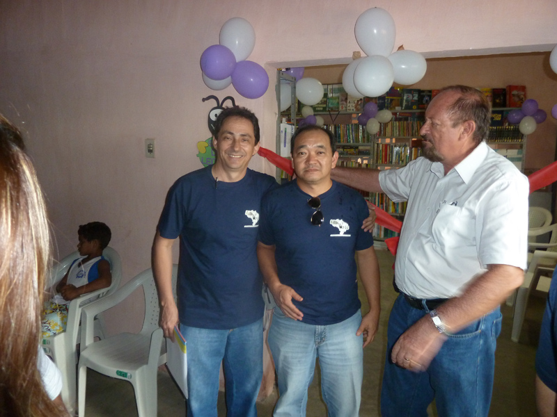 Entrega de Cisternas e Biblioteca Solidaria - Comunidade de Targinos/Canindé/CE