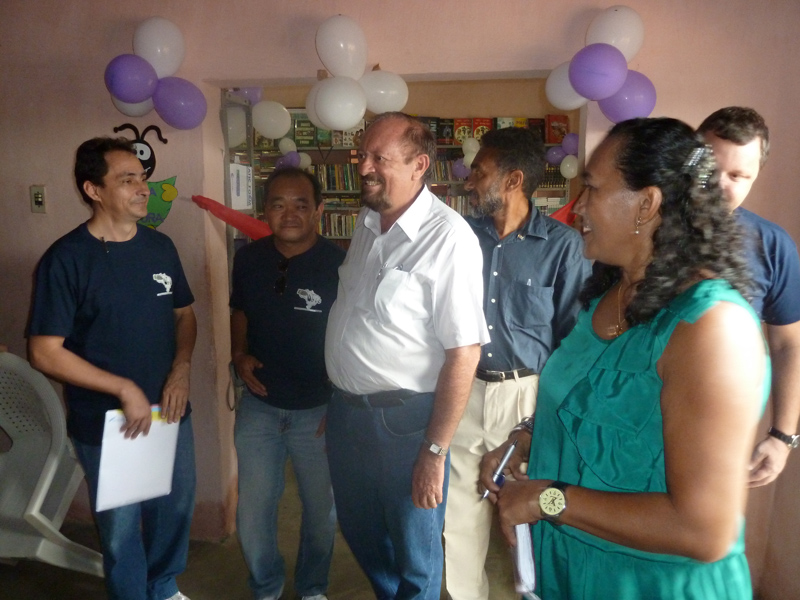 Entrega de Cisternas e Biblioteca Solidaria - Comunidade de Targinos/Canindé/CE