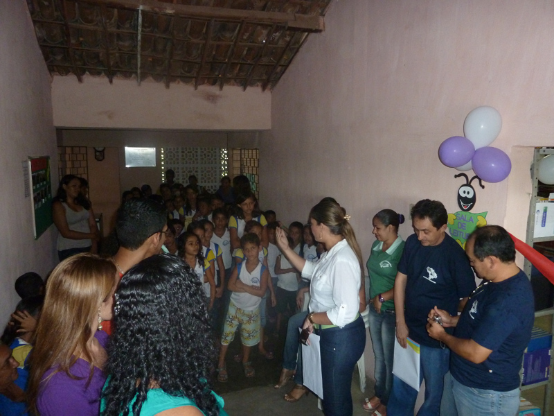 Entrega de Cisternas e Biblioteca Solidaria - Comunidade de Targinos/Canindé/CE