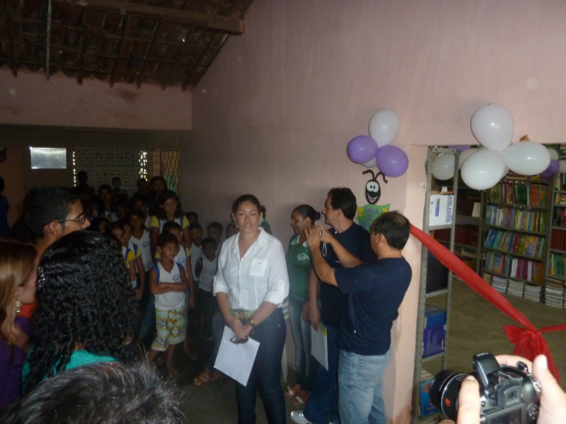 Entrega de Cisternas e Biblioteca Solidaria - Comunidade de Targinos/Canindé/CE