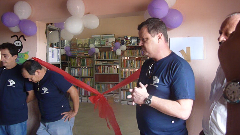 Entrega de Cisternas e Biblioteca Solidaria - Comunidade de Targinos/Canindé/CE