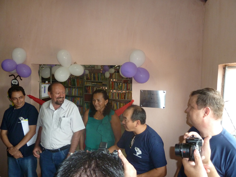 Entrega de Cisternas e Biblioteca Solidaria - Comunidade de Targinos/Canindé/CE