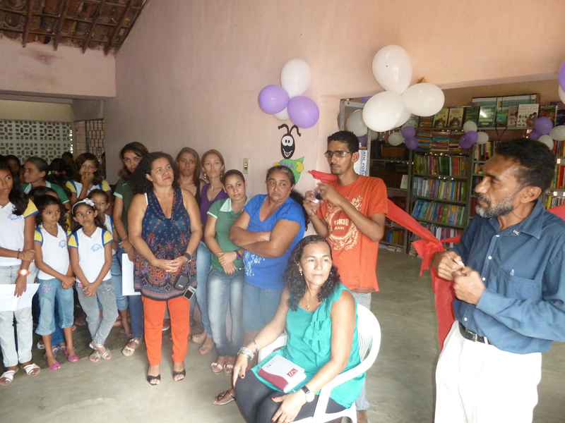 Entrega de Cisternas e Biblioteca Solidaria - Comunidade de Targinos/Canindé/CE