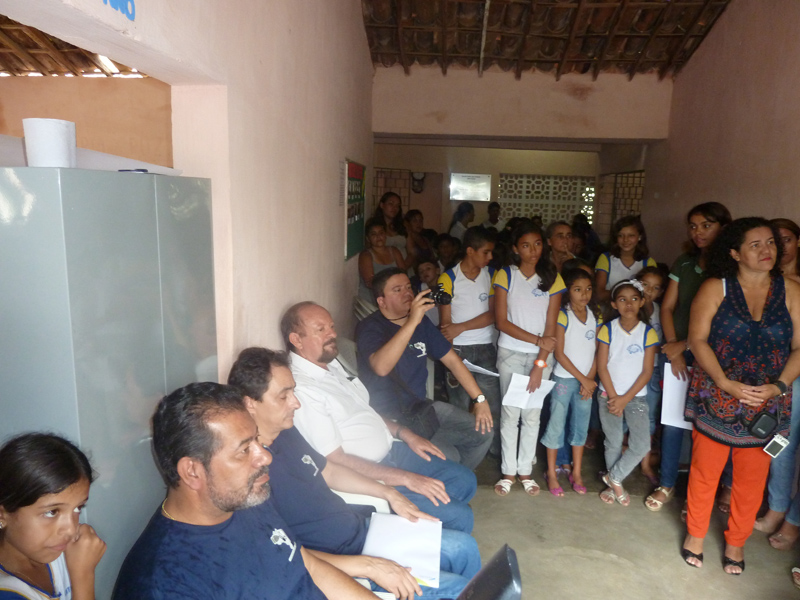 Entrega de Cisternas e Biblioteca Solidaria - Comunidade de Targinos/Canindé/CE