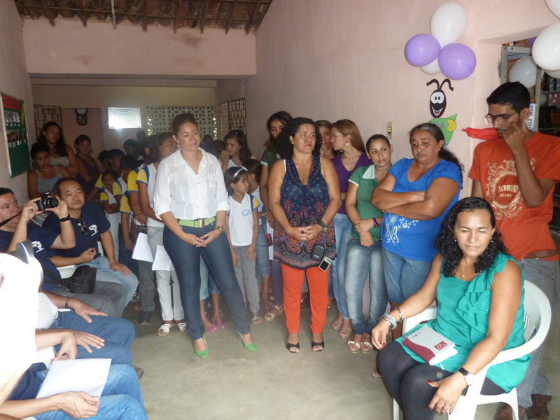 Entrega de Cisternas e Biblioteca Solidaria - Comunidade de Targinos/Canindé/CE