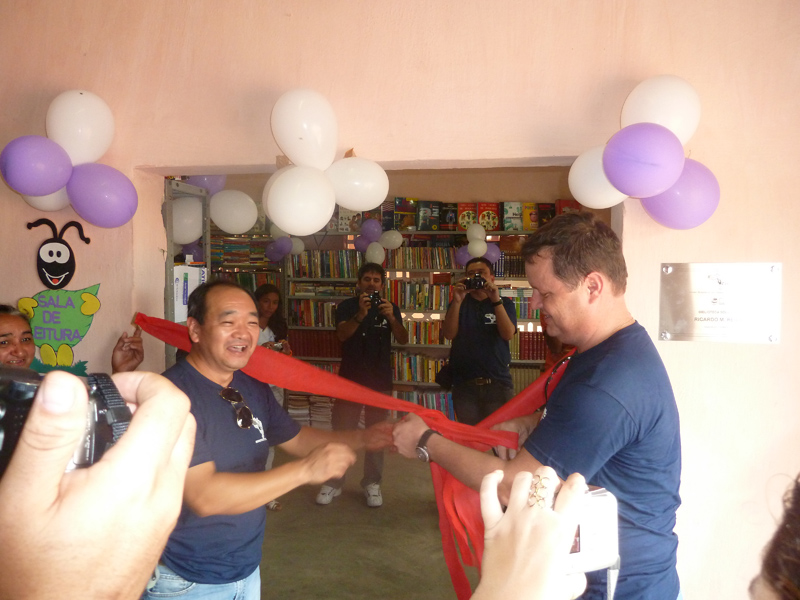 Entrega de Cisternas e Biblioteca Solidaria - Comunidade de Targinos/Canindé/CE