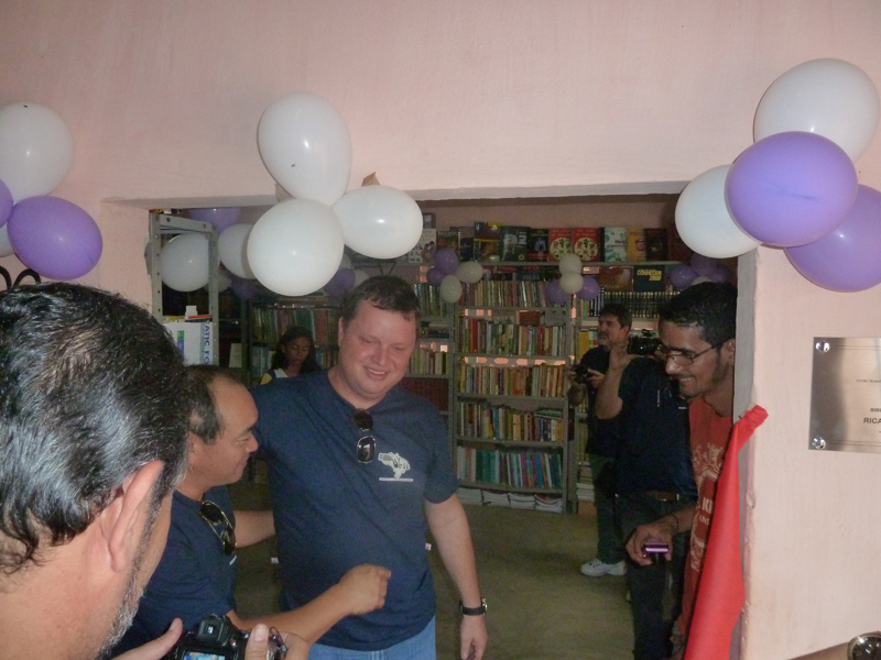Entrega de Cisternas e Biblioteca Solidaria - Comunidade de Targinos/Canindé/CE