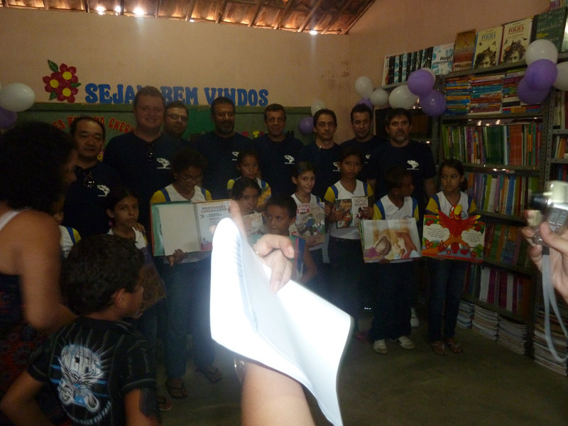 Entrega de Cisternas e Biblioteca Solidaria - Comunidade de Targinos/Canindé/CE