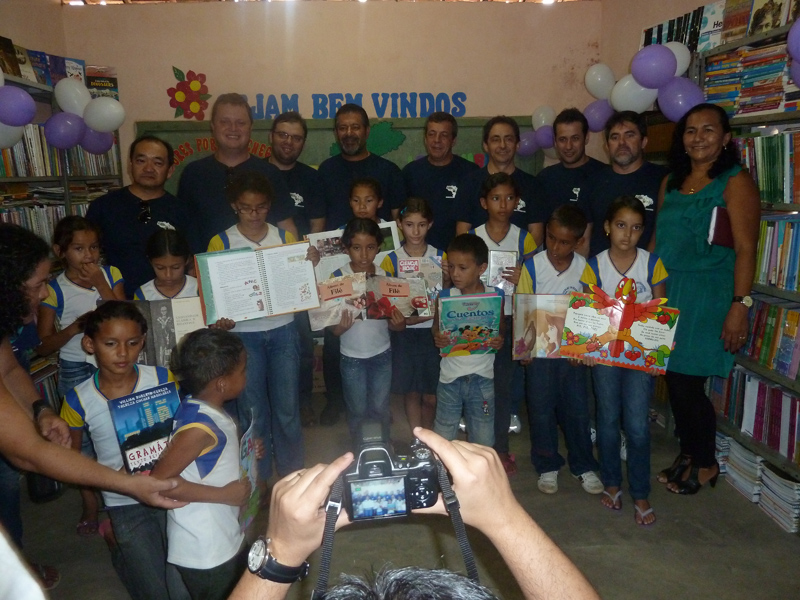 Entrega de Cisternas e Biblioteca Solidaria - Comunidade de Targinos/Canindé/CE