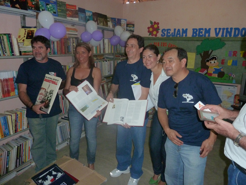 Entrega de Cisternas e Biblioteca Solidaria - Comunidade de Targinos/Canindé/CE
