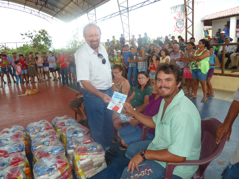 Entrega de Cisternas e Biblioteca Solidaria - Comunidade de Targinos/Canindé/CE