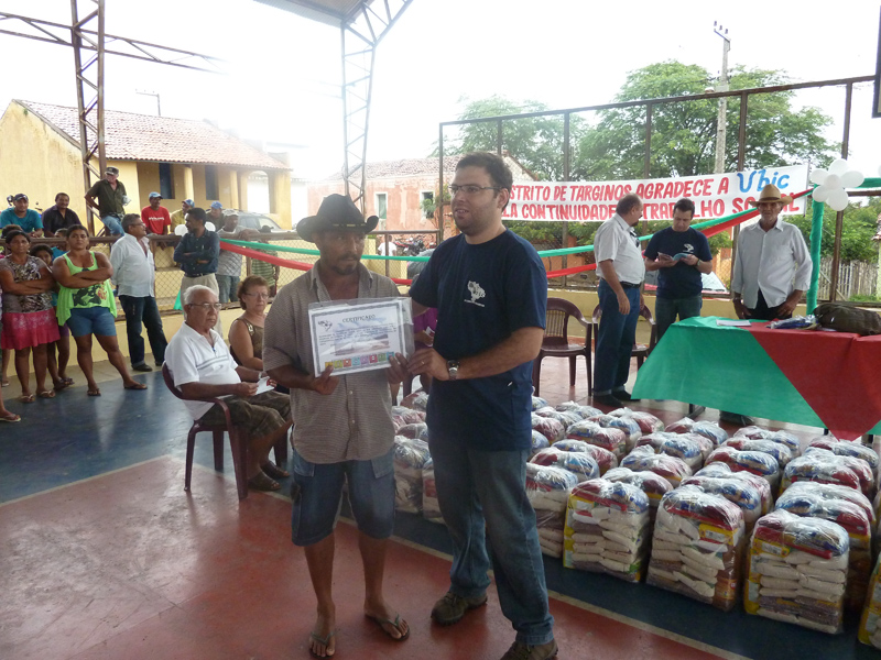 Entrega de Cisternas e Biblioteca Solidaria - Comunidade de Targinos/Canindé/CE