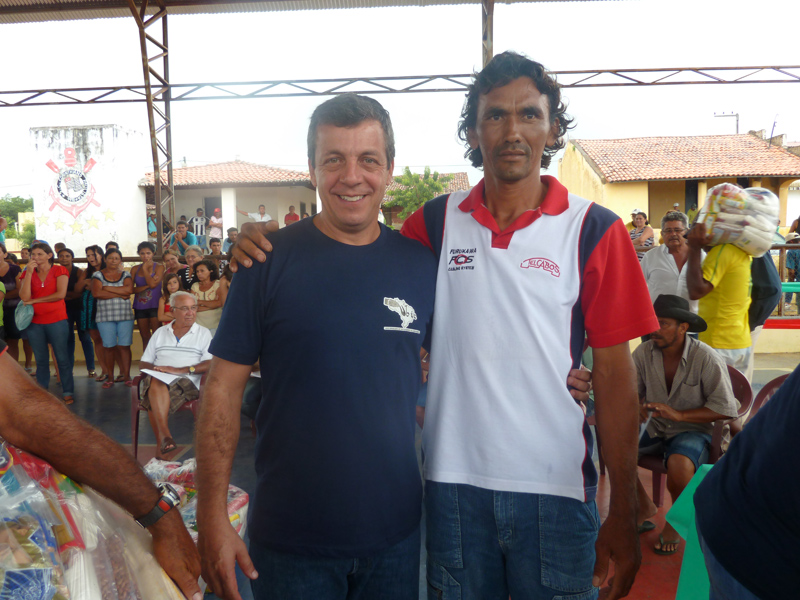 Entrega de Cisternas e Biblioteca Solidaria - Comunidade de Targinos/Canindé/CE