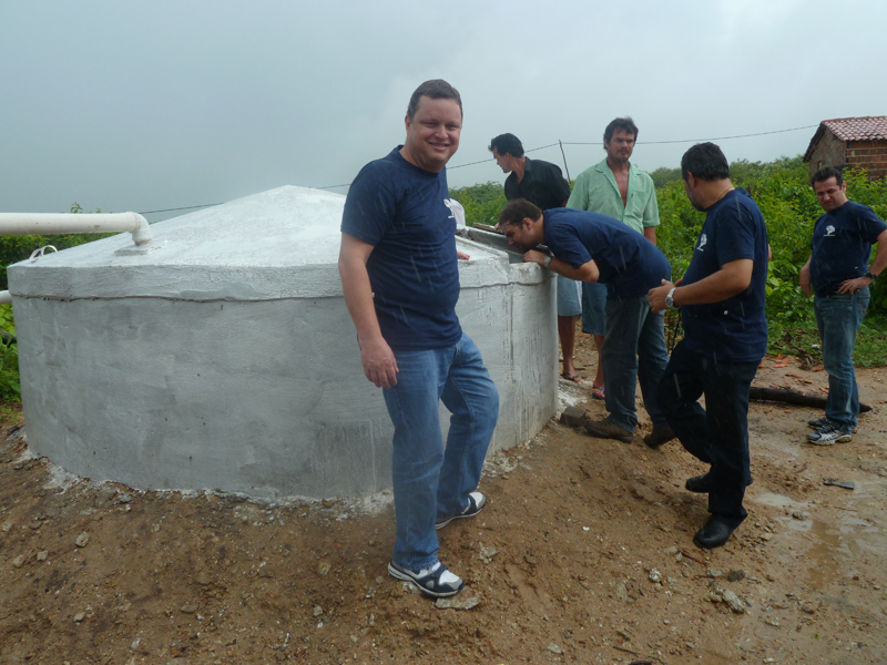 Entrega de Cisternas e Biblioteca Solidaria - Comunidade de Targinos/Canindé/CE