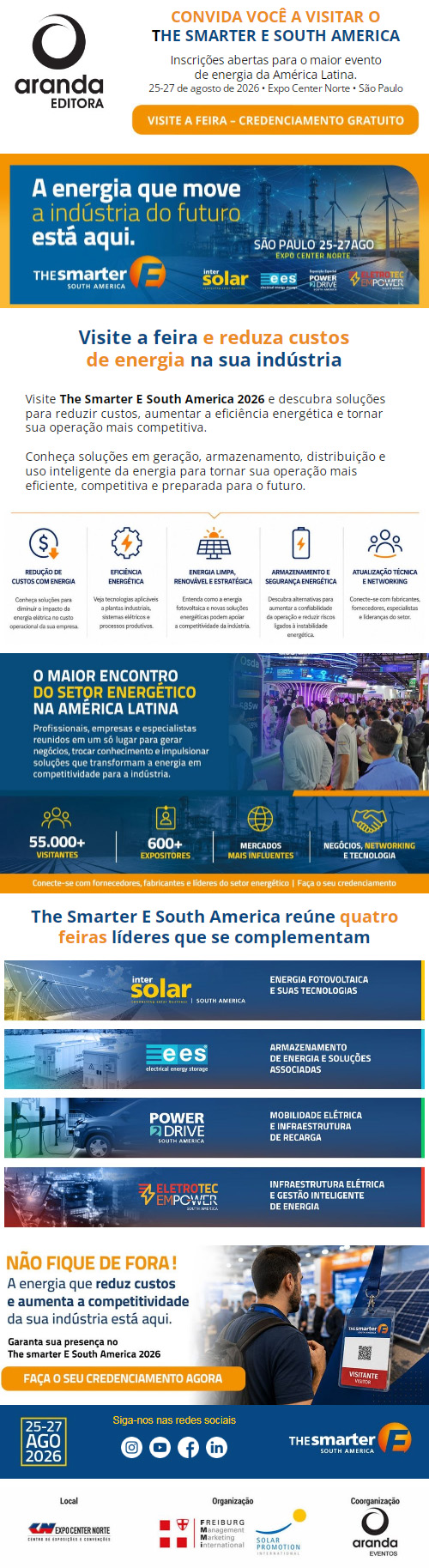 Mais eficiência e menos custos: descubra as soluções para sua indústria.