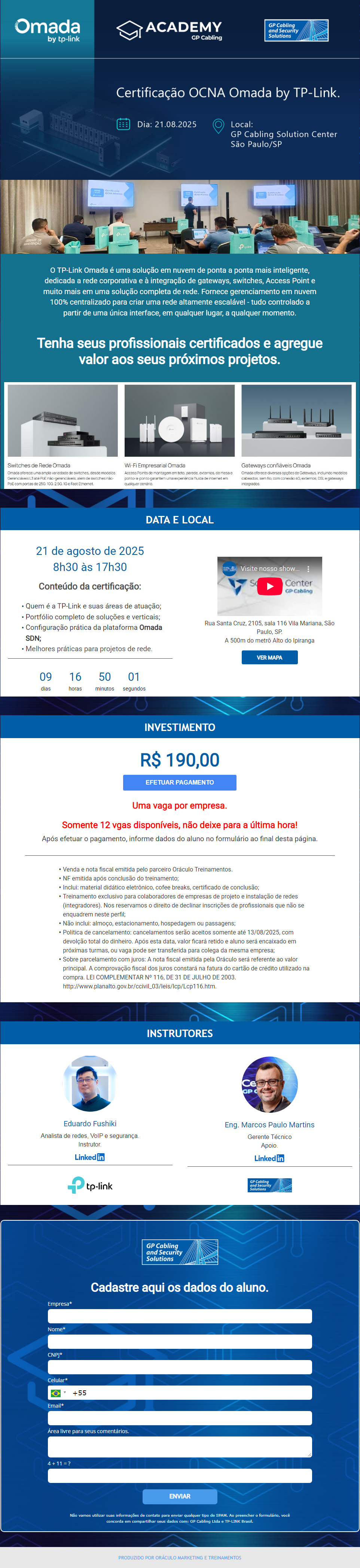 Certificação OCNA Omada by TP-Link