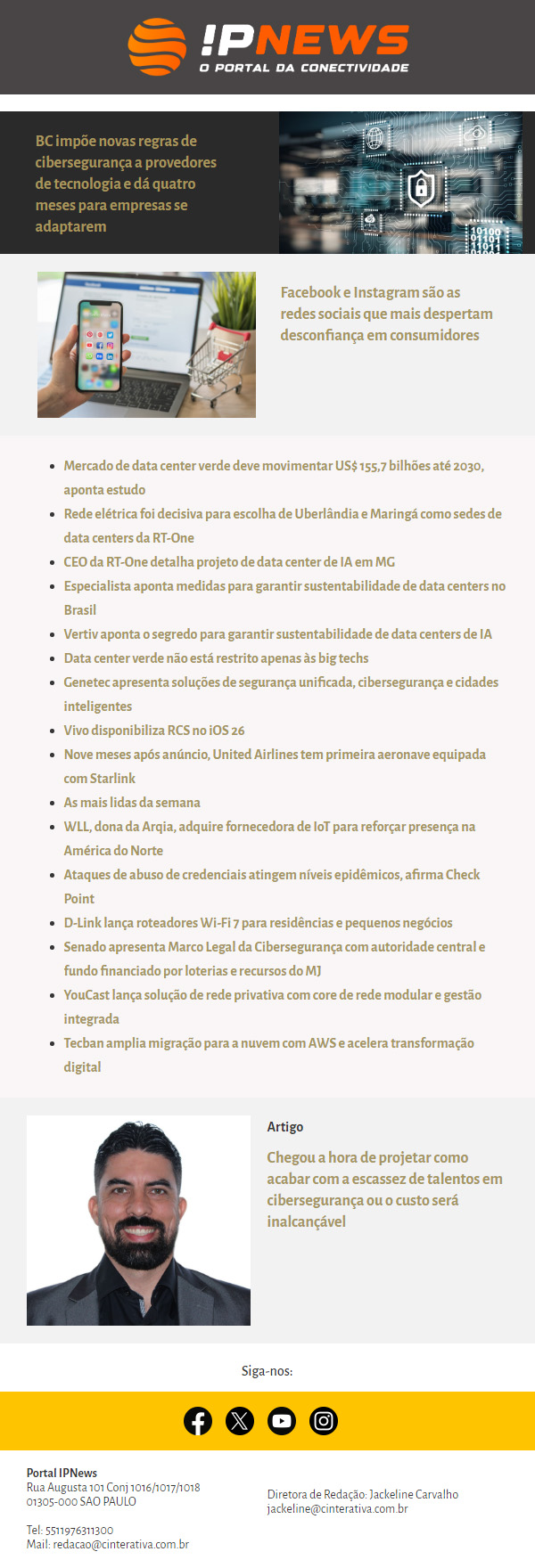 Novas regras de cibersegurança do BC