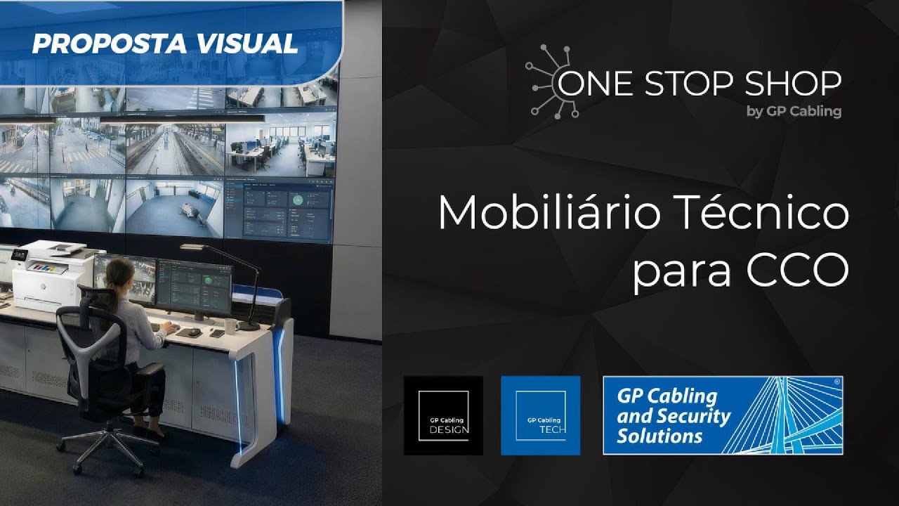 Mesas Console para CCO, Data Centers, indústrias e muito mais! GP Cabling Design