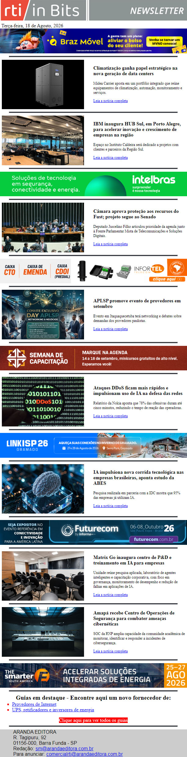 Climatização para data centers | Hub de inovação no Sul