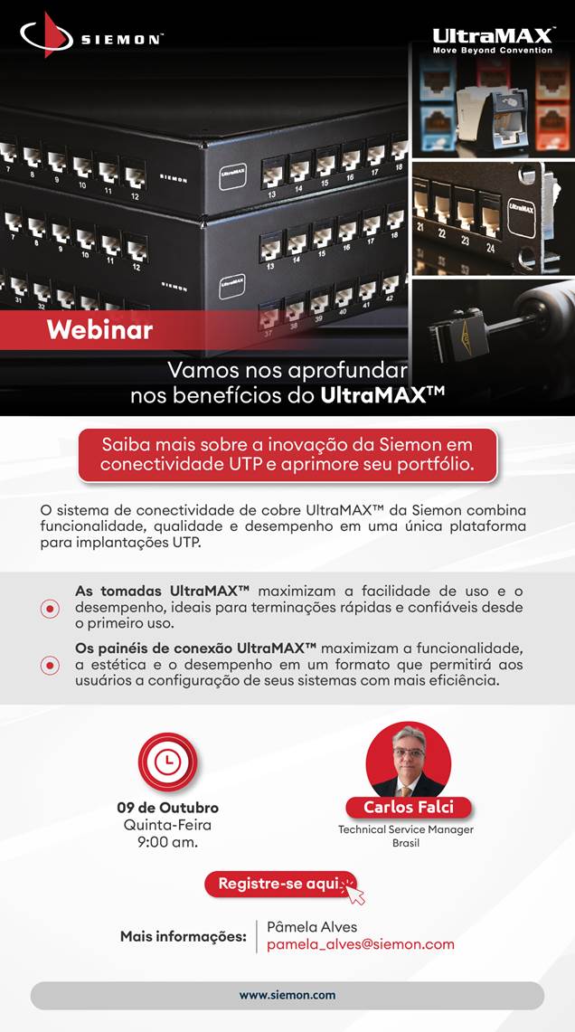 WEBINAR SIEMON - Benefícios do UltraMAX™ - 09/10/2025